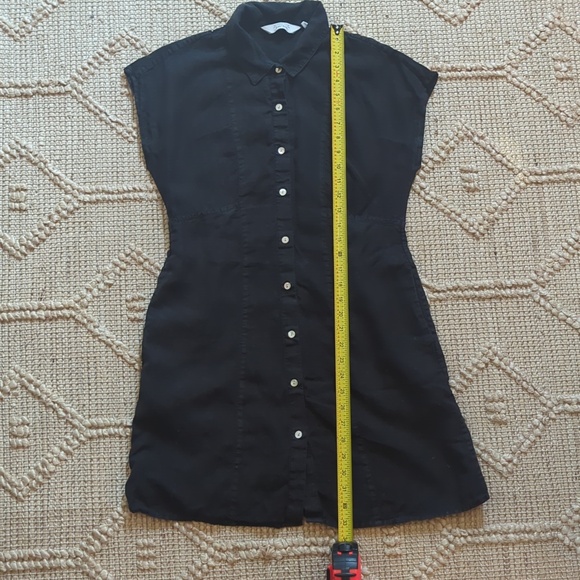 & Other Stories Dress | Black - Button Up, Mini | Size Small - Picture 4 of 6